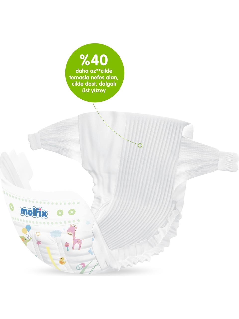 Molfix Pure&Soft Bebek Bezi 4 Beden Ultra Fırsat Paketi 86x2 Adet