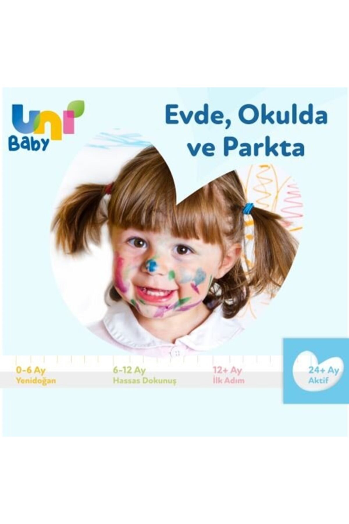 Uni Baby Aktif Islak Mendil Havlu 24 X 72 Yaprak 1728 Yaprak