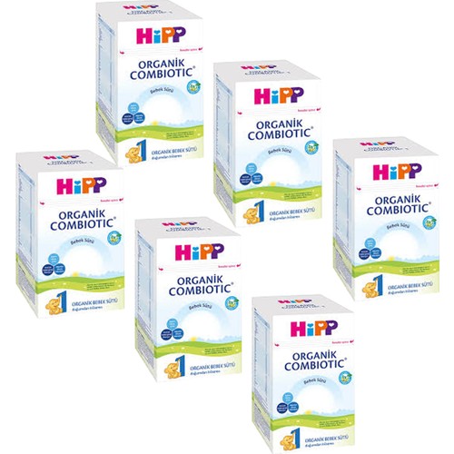 Hipp 1 Organik Combiotic Bebek Sütü 800 gr - 6 Adet