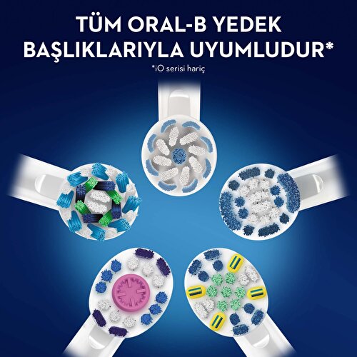 Oral-B Vitality D150 Şarj Edilebilir Diş Fırçası Cross Action+ 1 Yedek Başlık