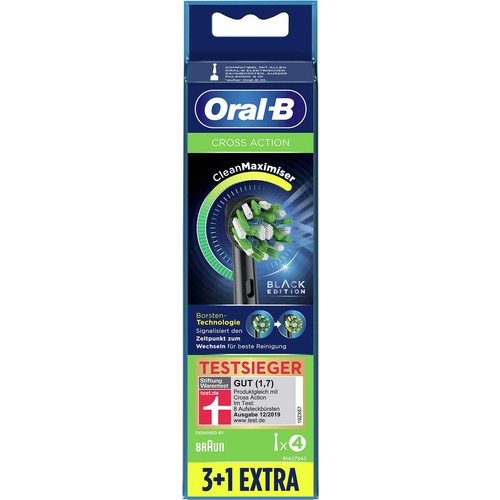 Oral-B Cross Action 3+1 Cleanmaximizer Teknolojili Yedek Fırça Başlığı