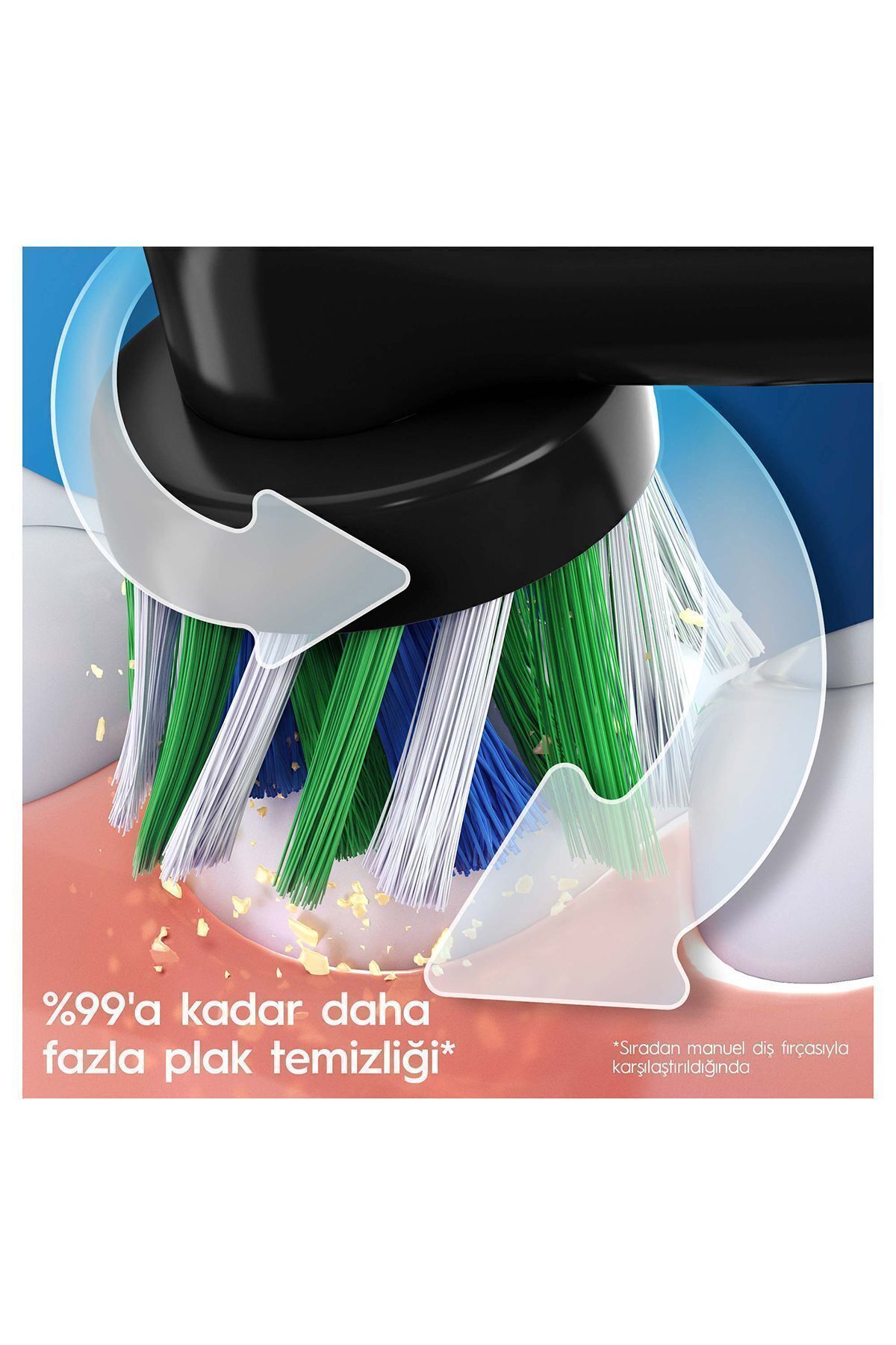 Oral-B D103 Vitality Pro Cross Action Şarjlı Diş Fırçası - Siyah