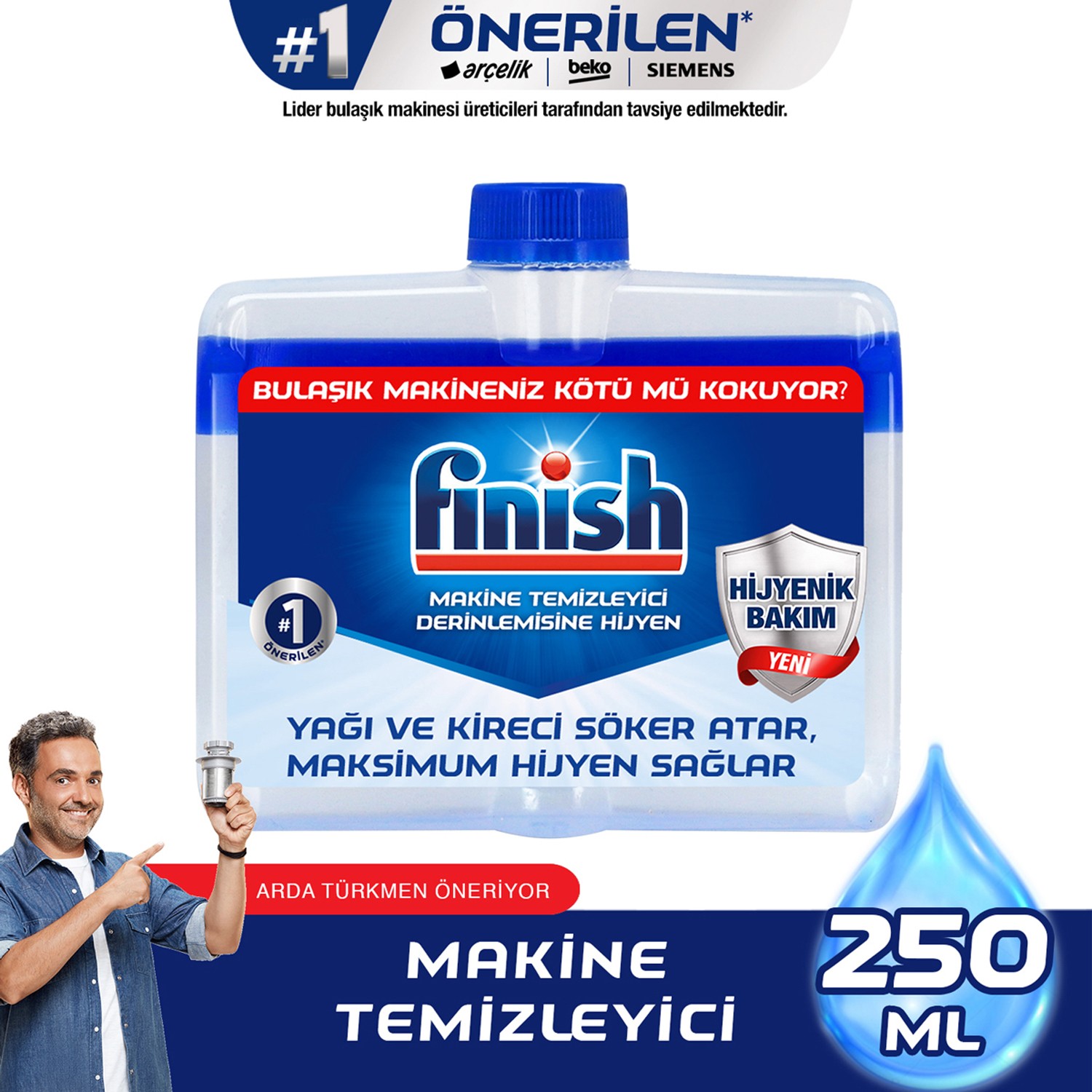 Finish Quantum Max 170 Bulaşık Deterjanı + Temizlik & Bakım Seti