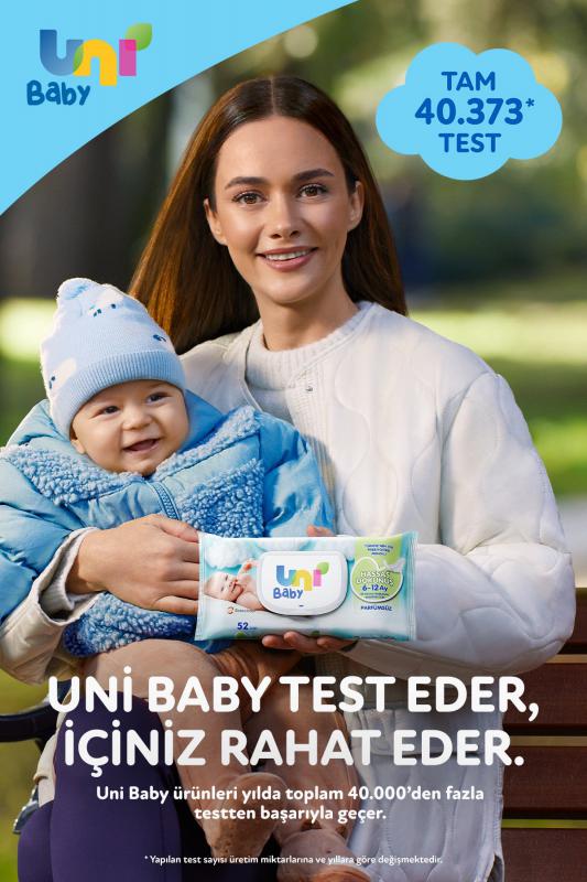 Uni Baby Aile Islak Mendil 12’li 1080 Yaprak