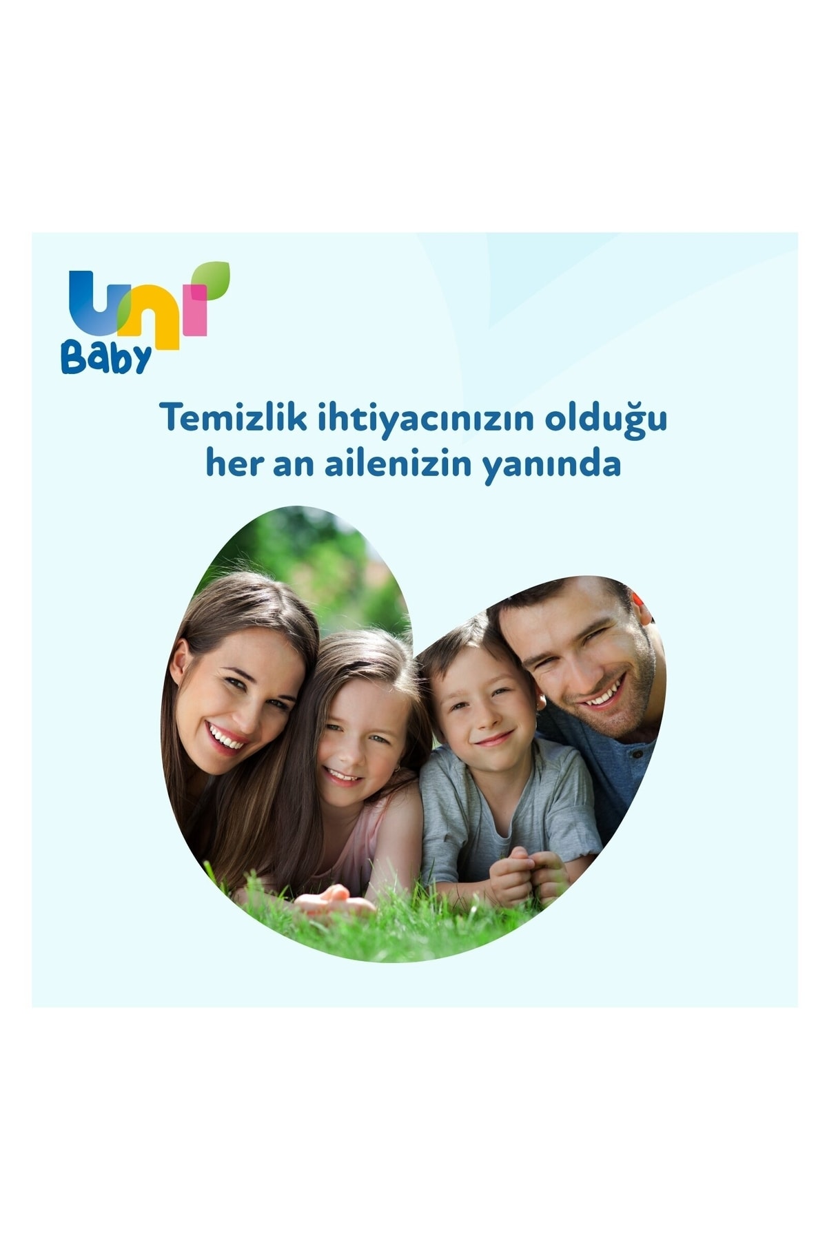 Uni Baby Aile Islak Mendil 12’li 1080 Yaprak