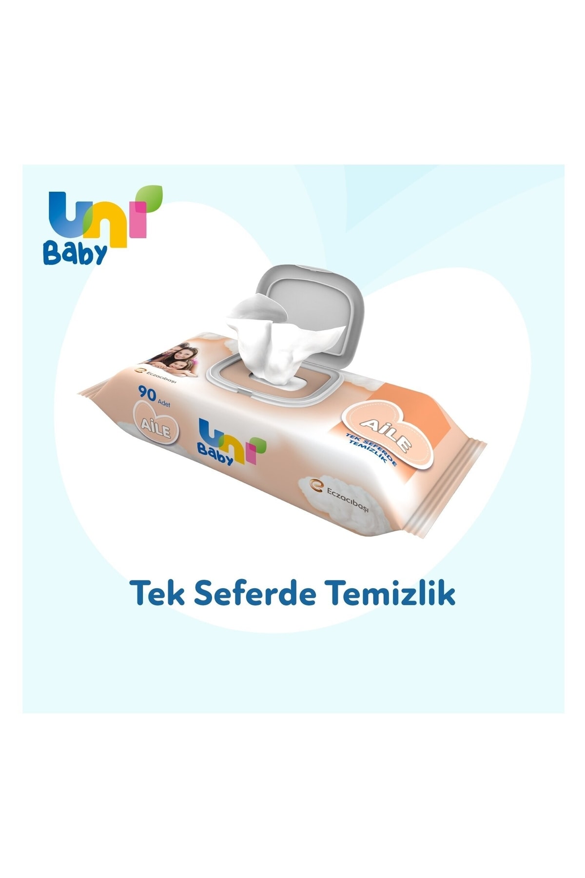 Uni Baby Aile Islak Mendil 12’li 1080 Yaprak