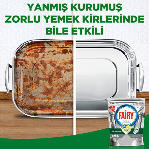 Fairy Platinum Bulaşık Makinesi Deterjanı Tableti / Kapsülü Limon Kokulu 90 Yıkama