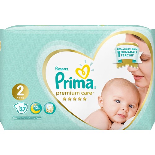 Prima Bebek Bezi Premium Care 2 Beden 37 Adet Mini Ekonomi Paketi