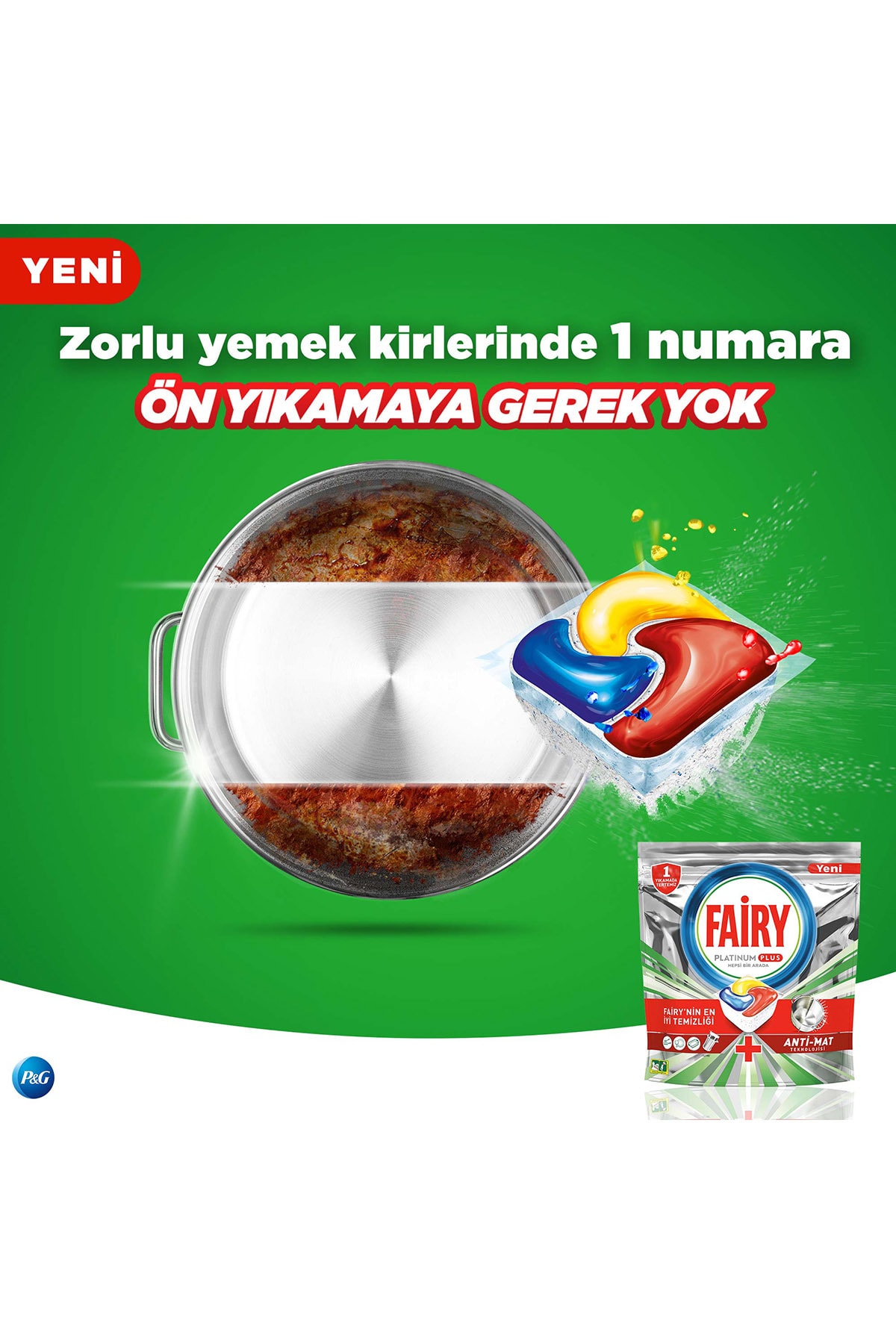 Fairy Platinum Plus 120’li Bulaşık Makinası Kapsül/tablet