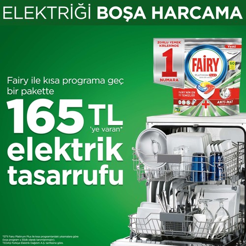 Fairy Platinum Plus Bulaşık Makinesi Deterjanı 240’lı (40x6)