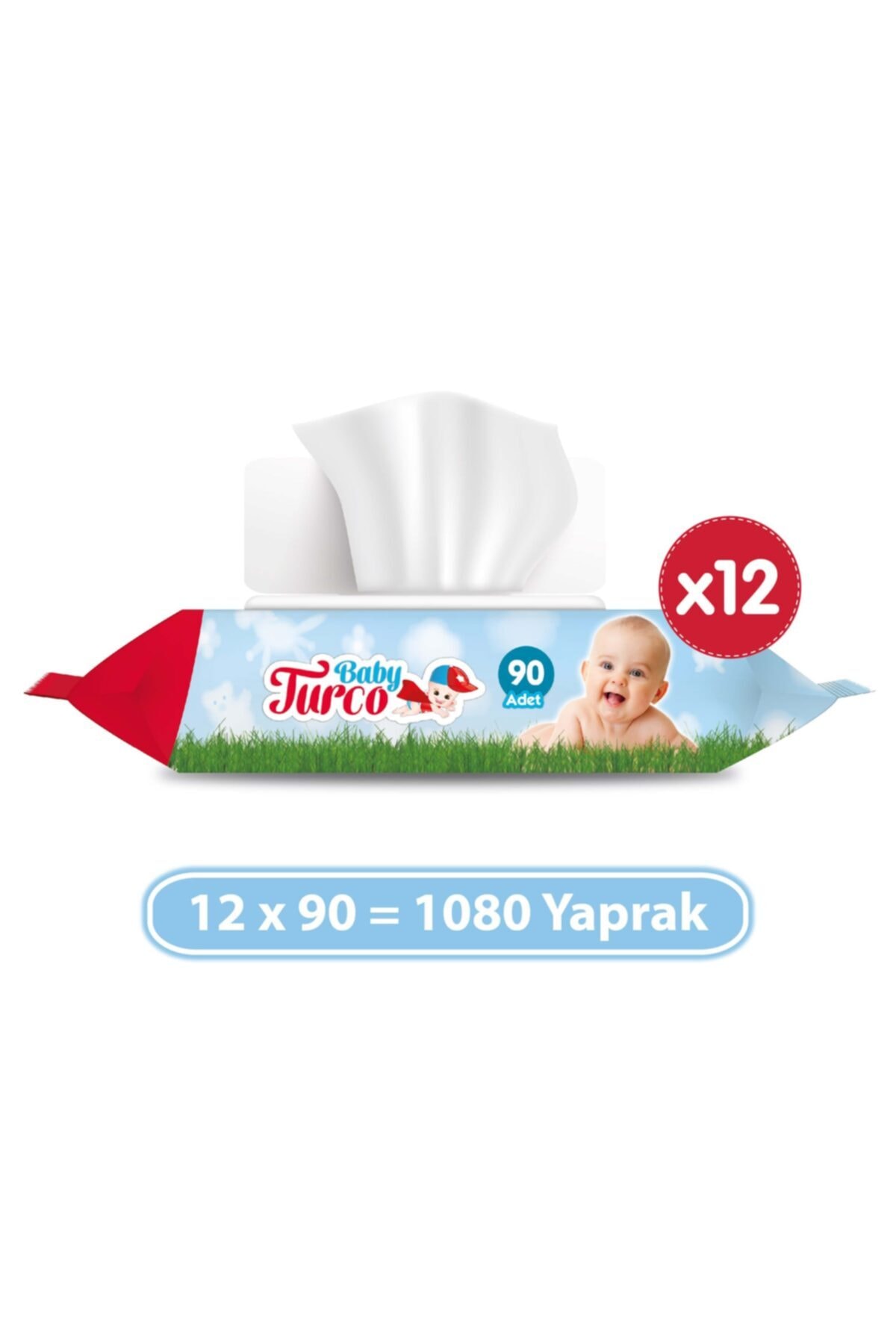 Baby Turco Islak Havlu 12x90 (1080 Yaprak)