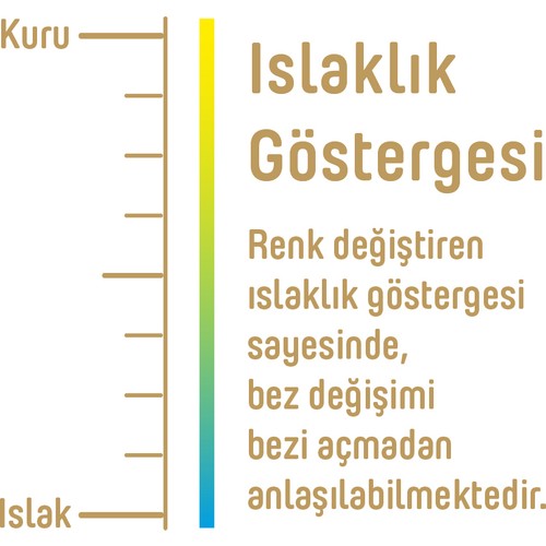 Pure Baby Organik Pamuklu Cırtlı Bez 3’lü Paket 1 Numara Yenidogan 192 Adet