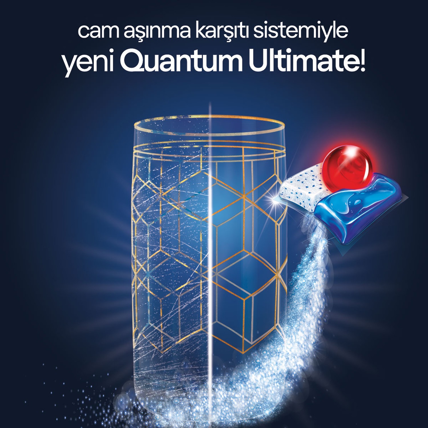 Finish Quantum Ultimate 50 Kapsül Bulaşık Makinesi Deterjanı Tableti