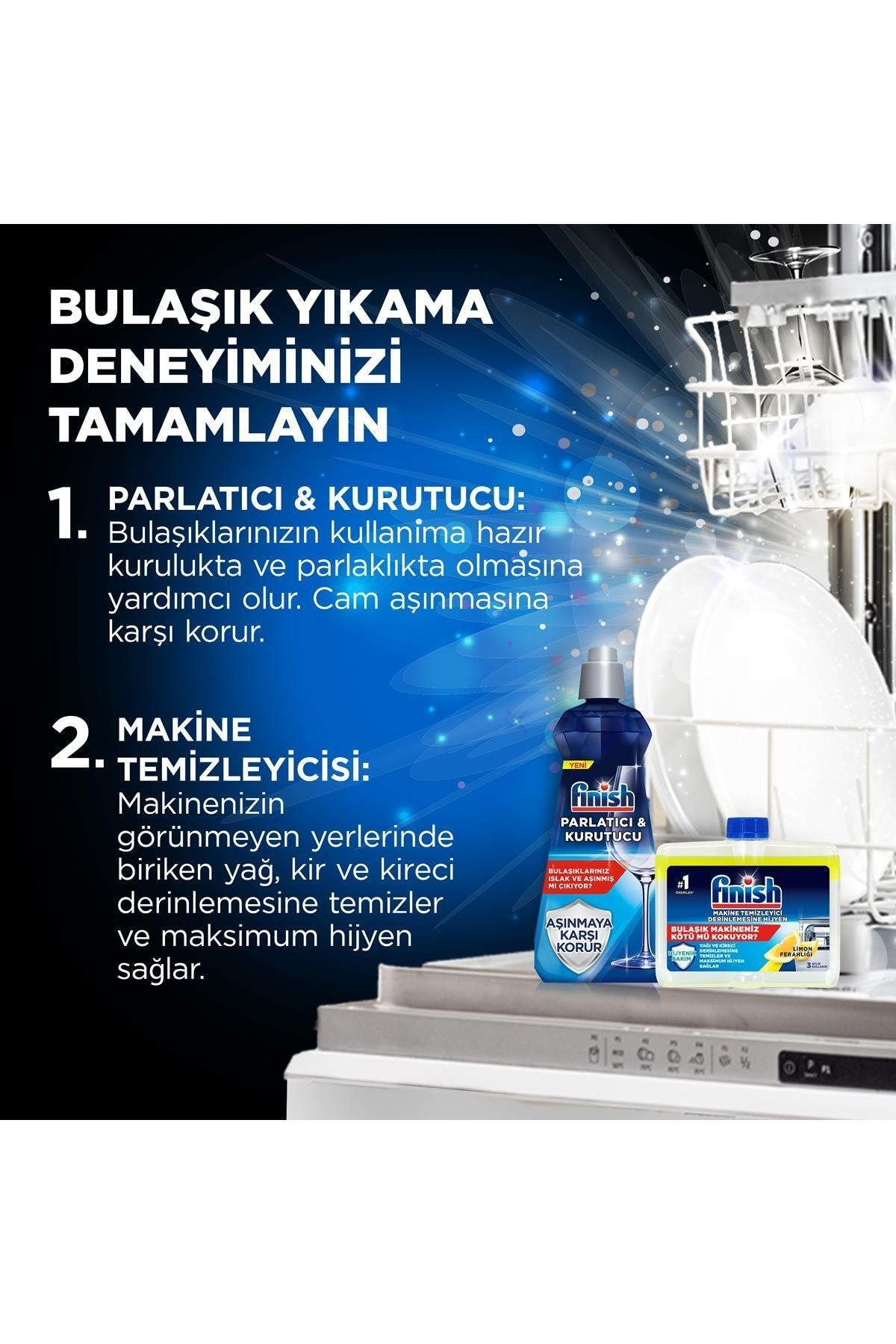 Finish Quantum Özel Seri 200 Kapsül Bulaşık Makinesi Deterjanı Tableti