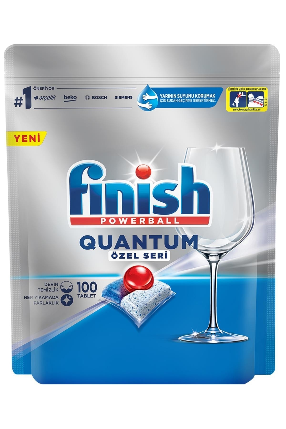 Finish Quantum Özel Seri 100 Kapsül Bulaşık Makinesi Deterjanı Tableti