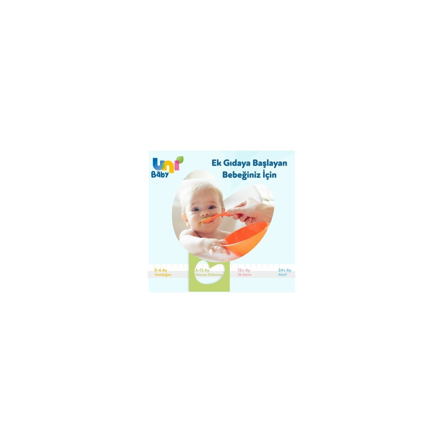 Uni Baby Hassas Dokunuş Islak Mendil 24’lü 52x24 Yaprak