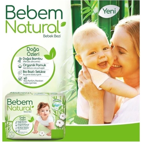 Bebem Natural Junior 5 Beden 11-18 kg 144’LÜ