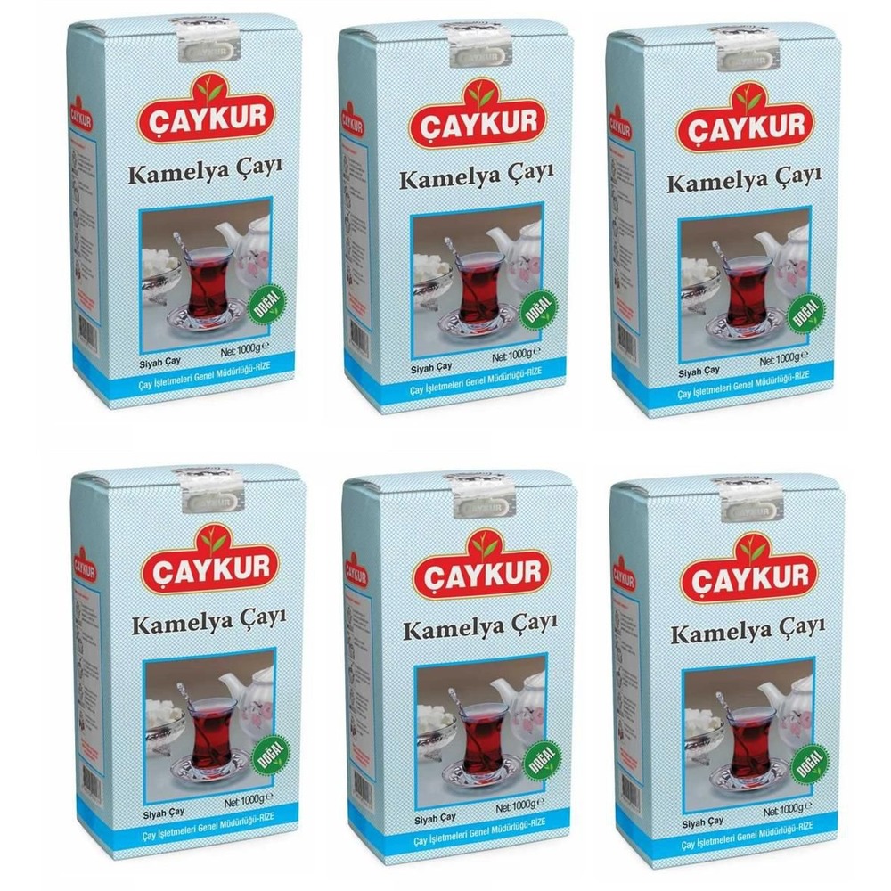 Çaykur Kamelya Çayı 1000 Gr 6 Adet Toplam 6 Kg
