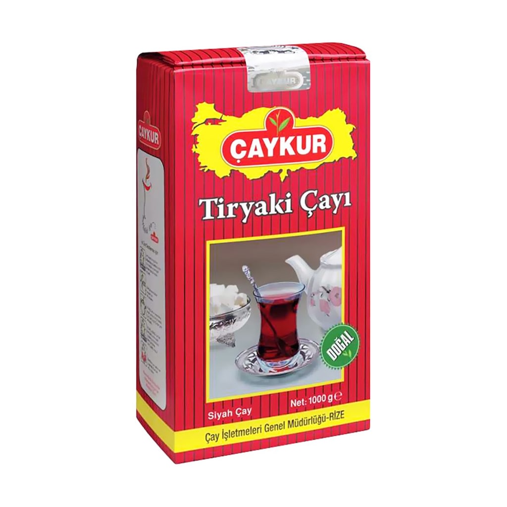 Çaykur Tiryaki Çayı 1000 Gr 10 Adet (1 Koli)