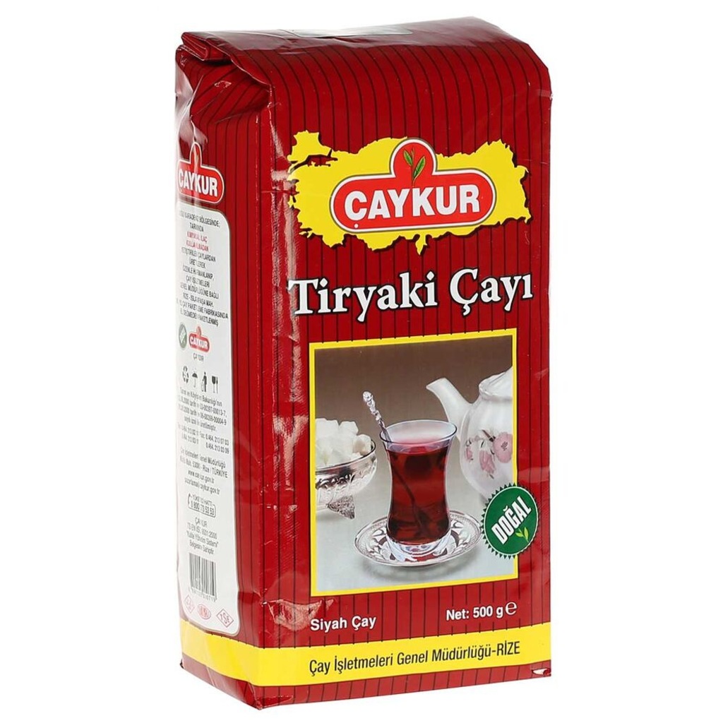 Çaykur Tiryaki Çayı 500 Gr 15 Adet (1 Koli)