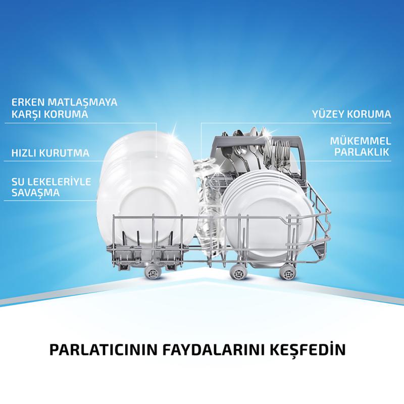 Finish Bulaşık Makinesi Parlatıcı 400 ml x 12 Limonlu