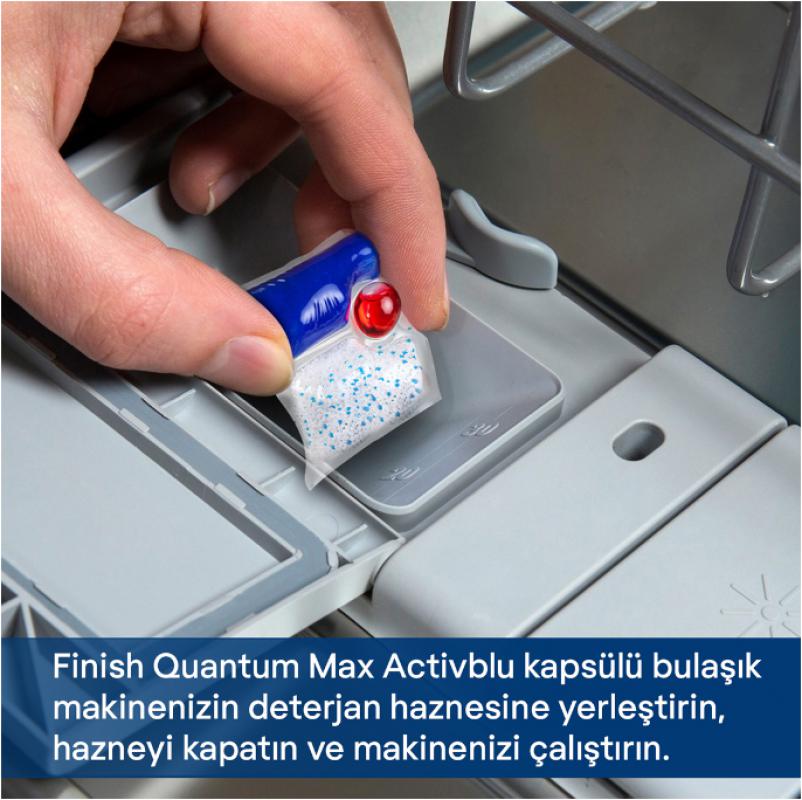 Finish Quantum Max Bulaşık Makinesi Deterjanı 58 Kapsül