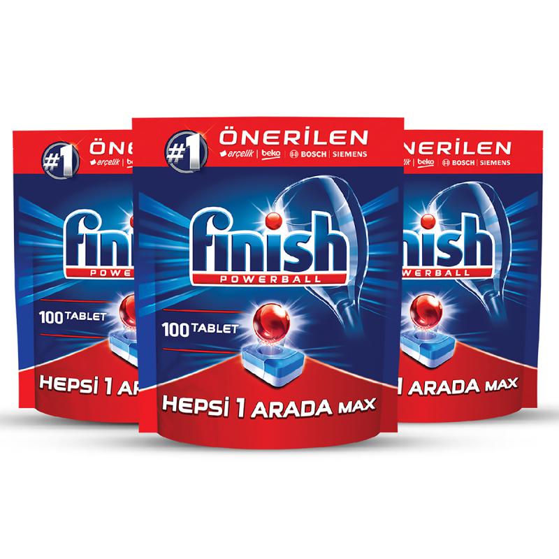 Finish Bulaşık Deterjanı Hepsi Bir Arada Max Tablet 300 Adet