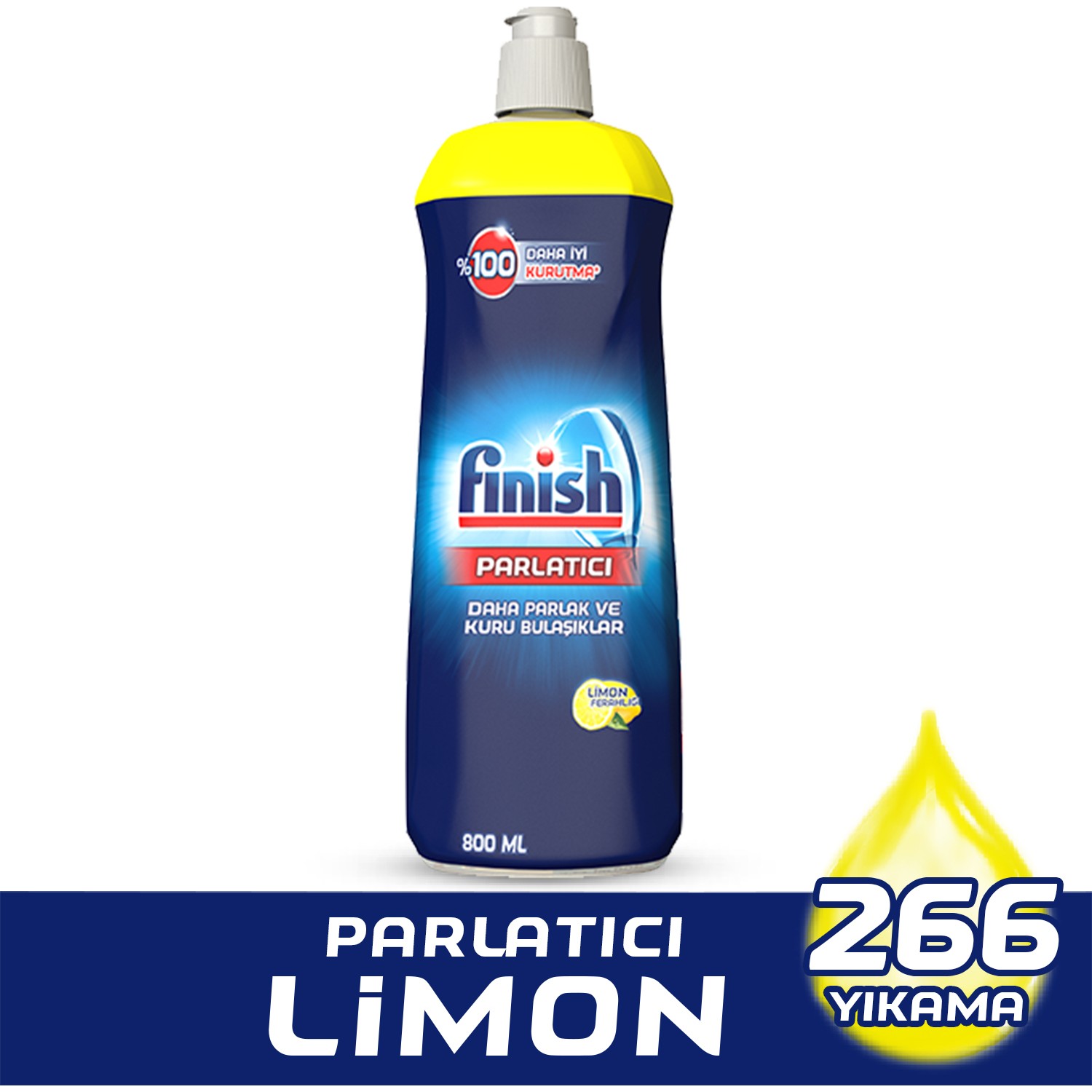 Finish Bulaşık Makinesi Parlatıcı Limon 800 ml