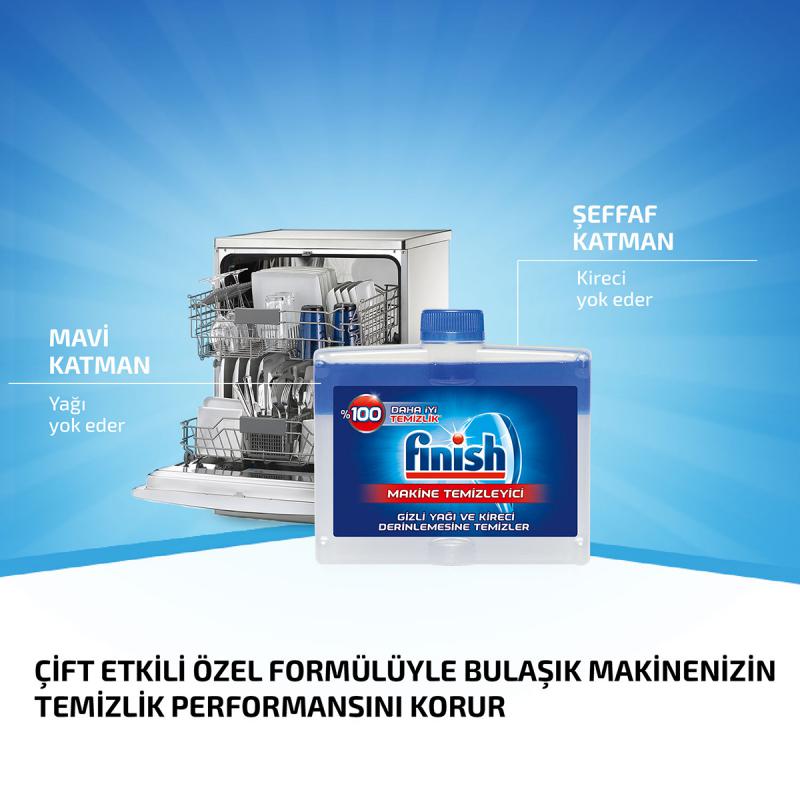 Finish Bulaşık Makinesi Temizleyici Sıvı 250 ml