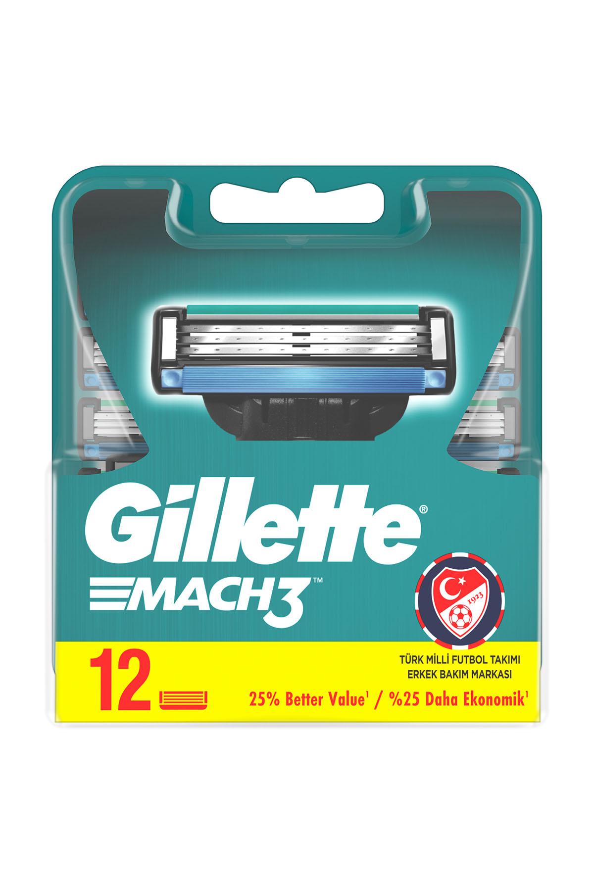 Gillette Mach3 Yedek Tıraş Bıçağı 12’li