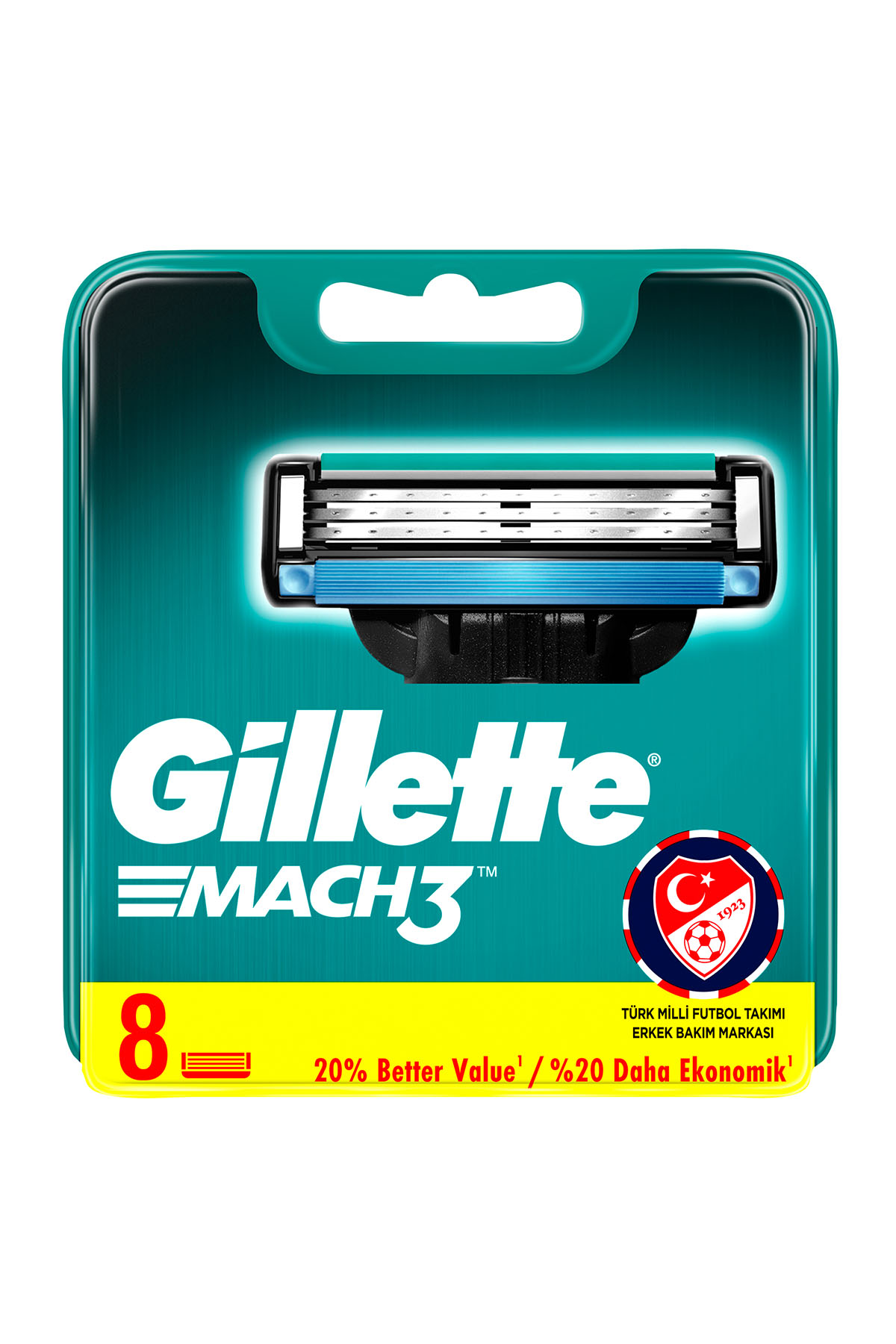 Gillette Mach3 Yedek Tıraş Bıçağı 8’li