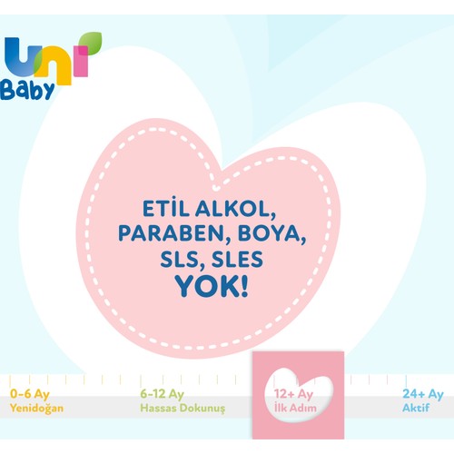 Uni Baby Ilk Adım Islak Mendil 24’lü 1248 Yaprak