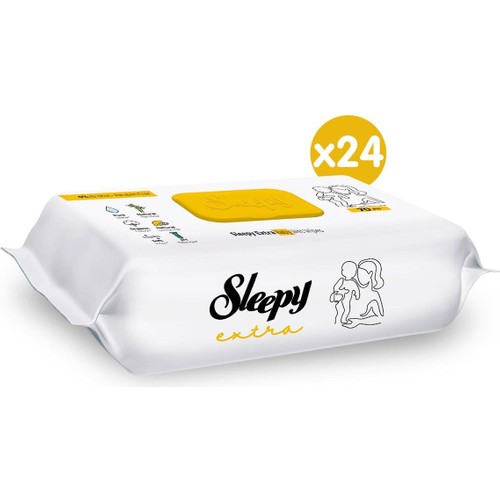 Sleepy Extra Islak Bebek Havlusu 24x70 (1680 Yaprak)