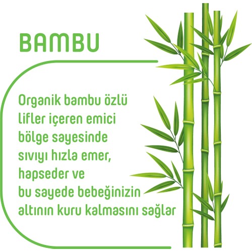 Pure Baby Organik Bambu Özlü Islak Havlu 24×60 (1440 Yaprak)