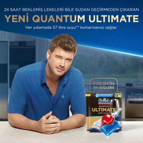 Finish Quantum Ultimate 40 x 6 Kapsül Bulaşık Makinesi Deterjanı Tableti