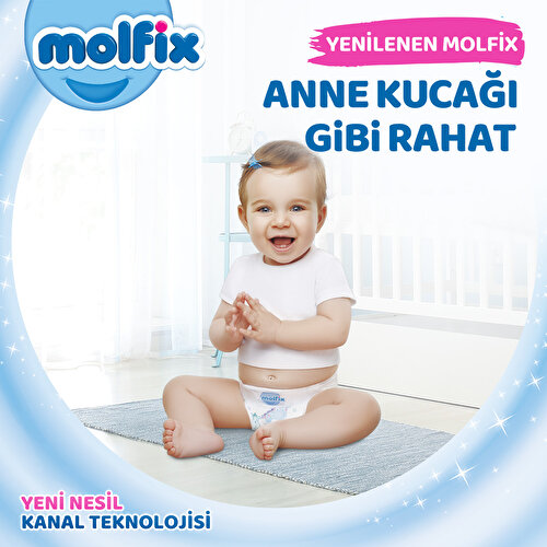 Molfix Pants KANALLI Bebek Bezi 5 Beden Junior Aylık Fırsat Paketi 132 Adet