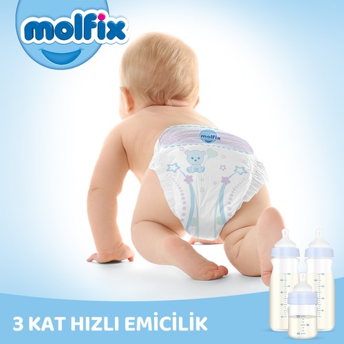 Molfix Pants KANALLI Bebek Bezi 5 Beden Junior Aylık Fırsat Paketi 132 Adet