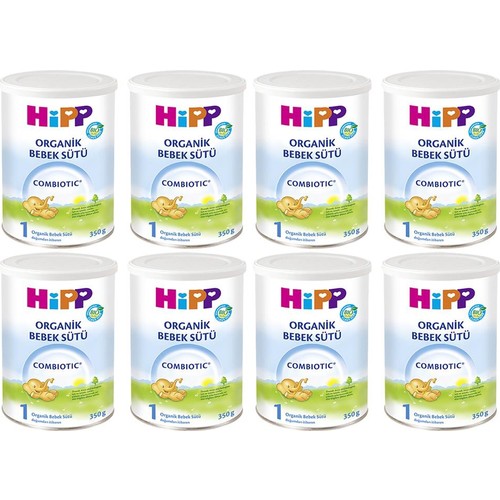 Hipp 1 Organik Combiotic Bebek Sütü 350 gr - 8’li