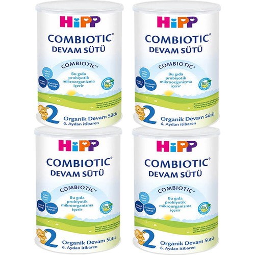 Hipp 2 Organik Combiotic Devam Sütü 350 gr - 4’lü