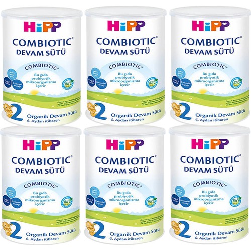 Hipp 2 Organik Combiotic Devam Sütü 350 gr - 6’lı