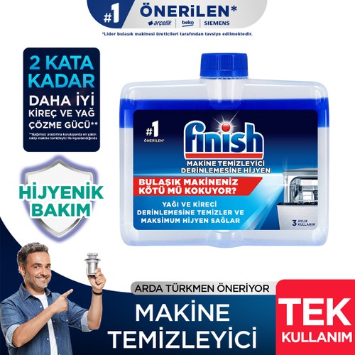 Finish Hepsi Bir Arada Bulaşık Makinesi Deterjanı Tableti  160(80x2) Yıkama + Temizlik ve Bakım Seti