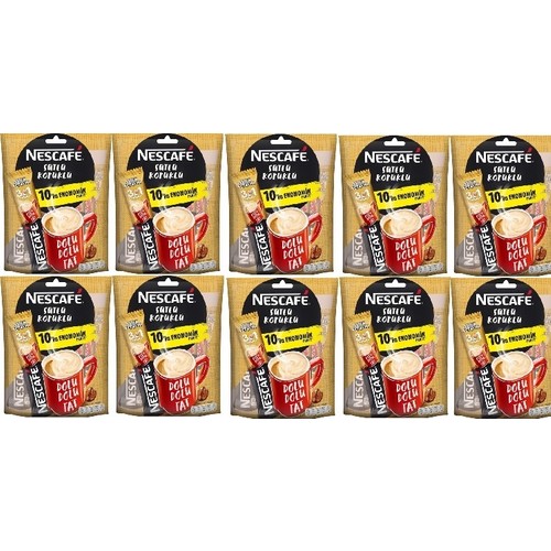 Nescafé 3’ü 1 Arada Sütlü Köpüklü 10’lu Paket 10x17.4 gr