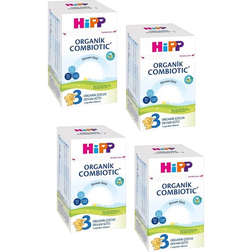 Hipp 3 Organik Combiotic Devam Sütü 800 gr 4’lü