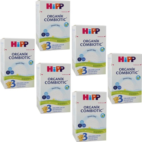 Hipp 3 Organik Combiotic 800 gr Devam Sütü 6 Adet
