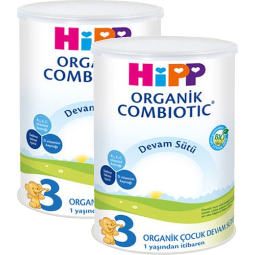 Hipp 3 Organic Combiotic Bebek Sütü 350 gr x 2 Adet