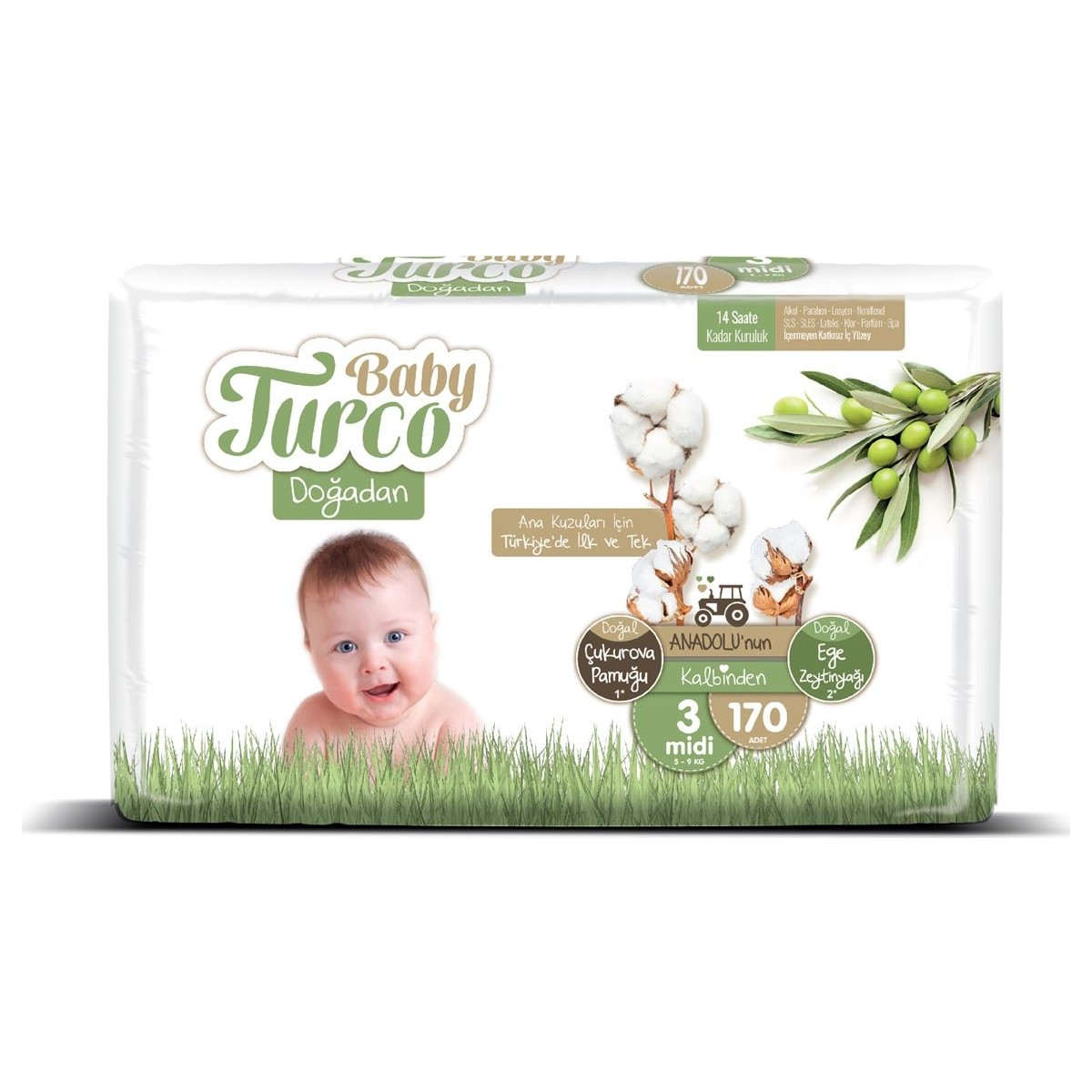 Baby Turco Doğadan 3 Numara Midi 170’li