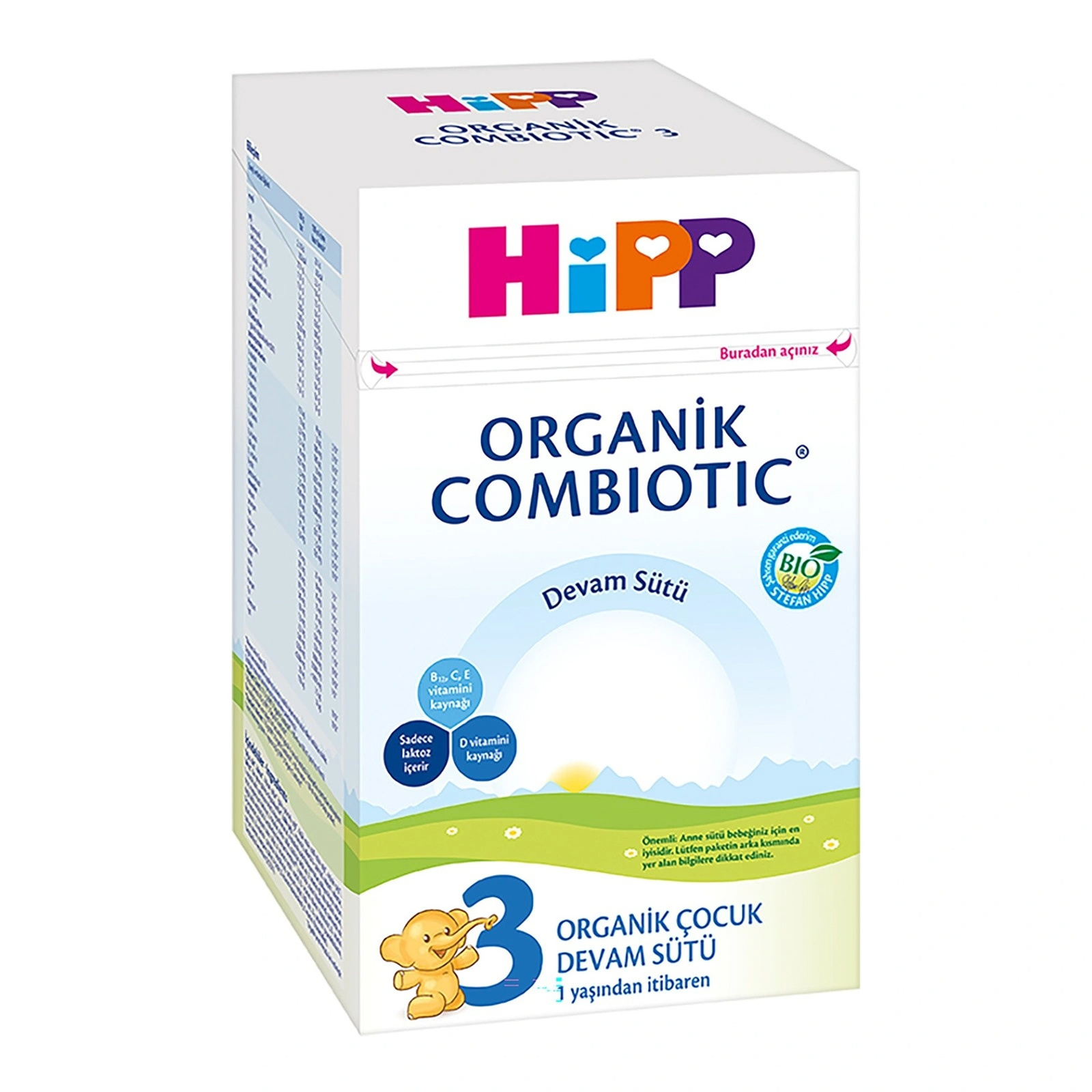 Hipp 3 Organik Combiotic Bebek Sütü 800 gr