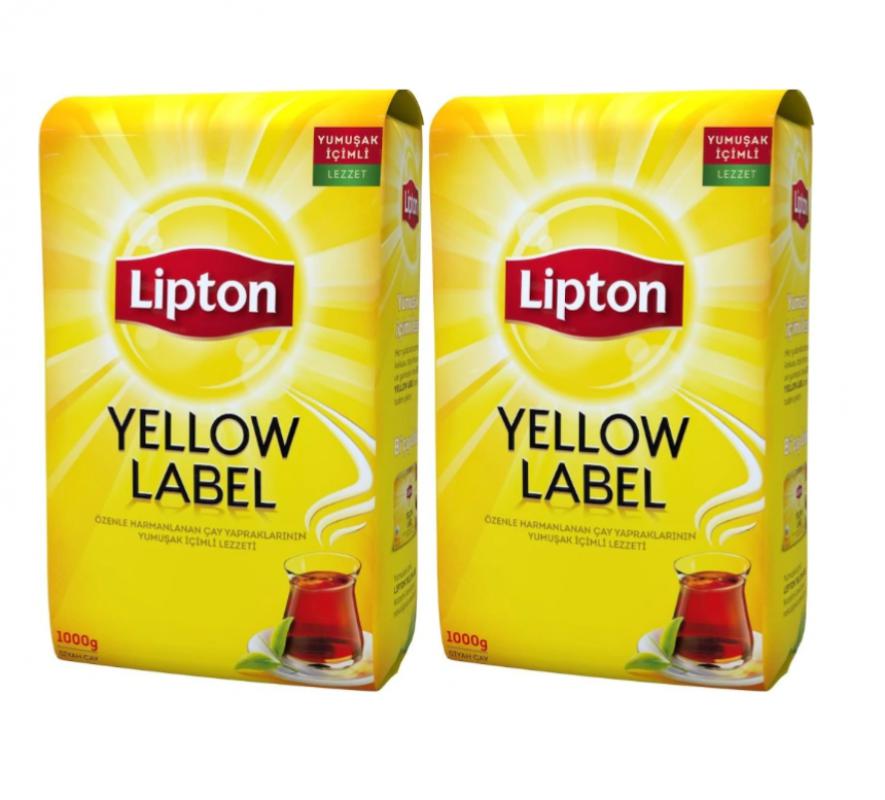 Lipton Yellow Label Dökme Çay 1000 Gr 2 Adet