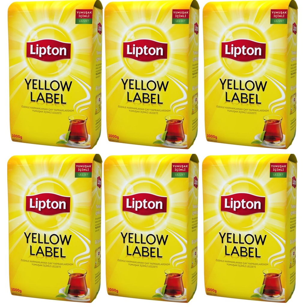 Lipton Yellow Label Çayı 1000 Gr 6 Adet
