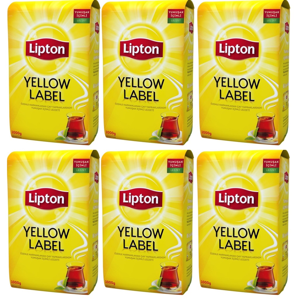 Lipton Yellow Label Çayı 1000 Gr 6 Adet